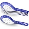 thumbnail image 1 of 6pcs Chinese Soup Spoons, Ceramic Asian Soup Spoons For Ramen Pho Wonton Dumpling Noodles, 1 of 5
