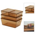 thumbnail image 4 of Caja de almacenamiento apible en miniatura de 4 piezas para modelos cotnainer con de 1: 6 - Amber_Acrylic Ámbar_Acrílico Sunnimix contenedor de casa de muñecas, 4 of 7