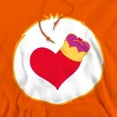 thumbnail image 2 of Care Bears Cousins Brave Heart Lion Belly Adult Pull-Over Hoodie, Orange, 2X-Large, 2 of 4