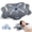 Gray X, variant on Alupssuc Cervical Neck Pillows, Memory Foam Pillow with Cooling Silk Case for Neck & Shoulder Pain Relief, Side & Back & Stomach Sleepers