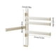 thumbnail image 3 of Toallero Giratorio de Cuatro Postes de 180 Grados | Estante de Baño de Aluminio Space Sin Perforaciones | Toallero Giratorio con Ganchos | Organizador de Almacenamiento Resistente y Resistente a La C, 3 of 6