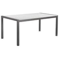 thumbnail image 2 of Pangea Home David Modern Aluminum Patio Dining Set in Brush Frame/White, 2 of 4