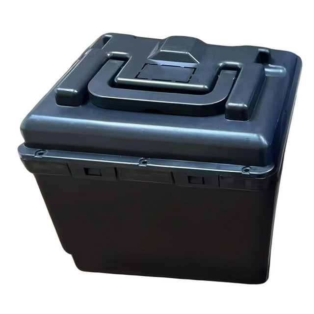koolsoo Electric Bike Battery Box Battery Storage Box for Electric Bicycle Tricycles black