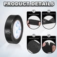 thumbnail image 3 of Uxcell Duct Tape (1.18 Inch x 49 Yards, Black) Heavy Duty Industrial Duct Tape Easy Use Strong Adhesive No Residue, for Repairs Crafts Projects Home Improvement, 3 of 7
