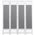 thumbnail image 6 of vidaXL 4-Panel Room Divider Gray 4.6'x5.4' Fabric, 6 of 24