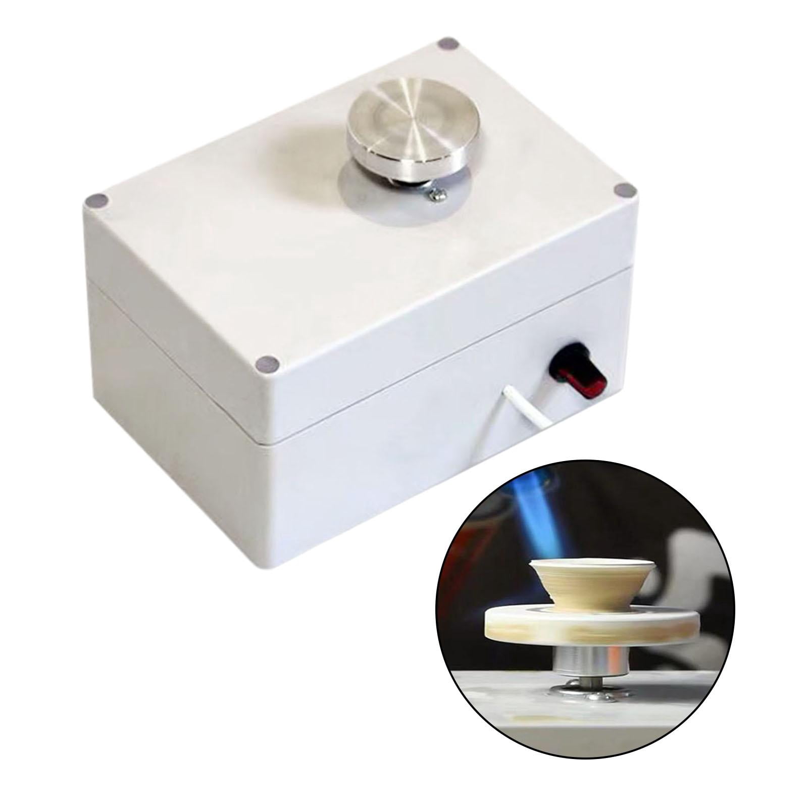 GUOOL USB Electric Pottery Wheel Ceramic 4.5cm Turntable Forming Machine 12V Craft Adjustable Children Adults Safety Shaping Tool