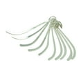 thumbnail image 4 of 10 Pcs Plated Smooth Hook Bookmark with Loop Hole for Book Mark Findings Jewelry Making, 4 of 6