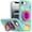 Pineapple Love Vibe, variant on For Apple iPhone 16e Case, Pattern Design Hybrid with Invisible Ring Stand & Magnetic Back, Shockproof Protective Grip Phone Cover (Summer Lavender)