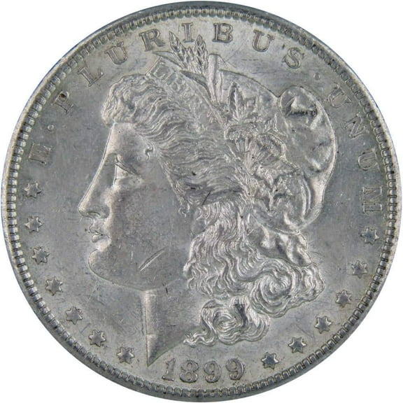 1899 O Morgan Dollar AU About Uncirculated 90% Silver $1 US Coin Collectible