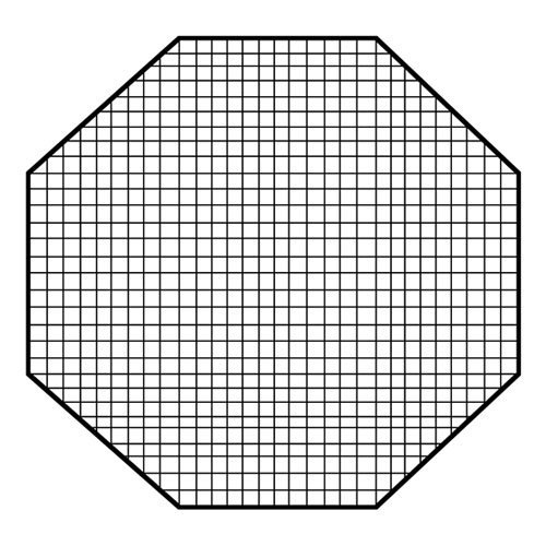 Fotodiox Pro 50 Degree Fabric Eggcrate Grid for  Octagon Softboxes 70in (180cm) - image 2 of 3