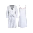 thumbnail image 1 of SofiePJ, Women's, Printed Chemise and Robe 2 Piece Sleep Set, Gray Leopard, L, 1 of 6