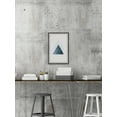 thumbnail image 4 of Parvez Taj Blue Triangle Magic Framed Wall Art, 4 of 6