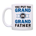 thumbnail image 2 of ThisWear Fathers Day Mug You Put the Grand in Grandfather Coffee Cup Set Grandfather Granddaughter or Grandfather Grandson Gifts 11 ounce 2 Pack Coffee Mugs, 2 of 4