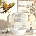 thumbnail image 5 of European Style Large Round Bird Cage Portable Outdoor Hanging Balcony Pet Home Metal Travel Habitat for Lovebirds Conures, 5 of 6