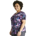 thumbnail image 7 of Tooniforms Scrubs Top For Women V-Neck Print TF737, 7 of 7