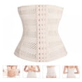 thumbnail image 1 of 1pc Women Body Shaper Latex Rubber Waist Trainer Cincher Under Bust Corset Shapewear, 1 of 8