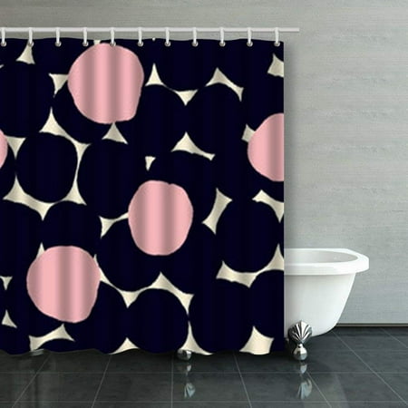 Bsdhome Seamless Fun Pattern Big Dots, Fun Shower Curtains