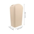 thumbnail image 7 of LOLIPPYY Swing Lid Trash Can: Plastic Slim Garbage Bin for Laundry Room Kitchen Bedroom Restroom Bathroom College Dorm Tight Spaces 8L, 7 of 7