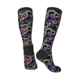 thumbnail image 5 of Lsque Snake And Flower Printed Crew Socks Men's Women's LightWeight Thin Casual Calf Socks ,Knee High Socks,Cotton Socks, 5 of 9