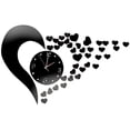 thumbnail image 4 of DIY 3D Reloj de Pared Etiqueta Engomada Acrílico para Negro Gloria Etiqueta engomada del reloj de pared de DIY, 4 of 9
