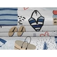 thumbnail image 5 of oneOone Velvet White Fabric Summer Beach Sewing Craft Projects Fabric Prints By Yard 58 Inch Wide, 5 of 5