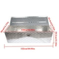 thumbnail image 3 of LABLT 49 inch Aluminum Diamond Plate Tool Box Pick Up Truck Bed Storage Chest Box RV Trailer Organizer Lock W/Key Silver, 3 of 6