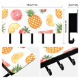 thumbnail image 2 of Pineapple and Strawberry Mail Holder Organizer Wall Mount with Shelf Key Holder Key Rack with 5 Key Hooks for Wall Decorative, 2 of 6
