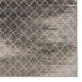 thumbnail image 4 of Linon Evolution Trellis Zigzag Power Loomed Polyester 8'R Rug in Gray, 4 of 5