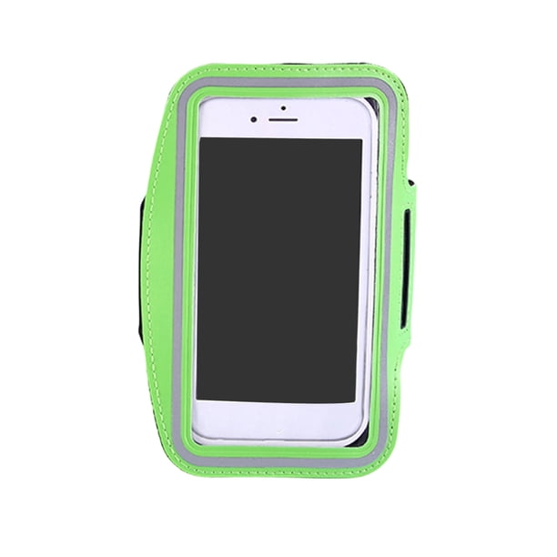 Brazalete deportivo resistente al agua para correr, funda para teléfono, ajustable, con llavero para correr, senderismo y ciclismo.
