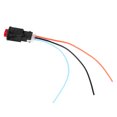 thumbnail image 4 of Acouto 10pcs Motocicleta LED Doble Flash Intermitente intermitente Lámpara de advertencia Botón de interruptor Ecomeon no, 4 of 6