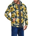 thumbnail image 3 of Zip Up Hoodies for Men - Insects Of Flowers Long Sleeve Comfrt Men'S Fashion Hoodies & Sweatshirts, Jackets for Men Hoodies Pullover Clothing Clothes with Pouch, 3 of 5