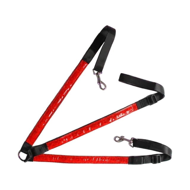 Adjustable LED Horse Breastplate Collar Riding Safety Battery Operated Reflective Gear Strap High Visible Outdoor Harness Red