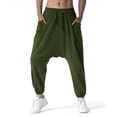 thumbnail image 5 of Munlar Cargo Pants For Men,Men's Striped Belt Placket Zipper Decoration Personality Small Foot Pocket Casual Pants, 5 of 9