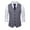 Gray, variant on Gephdiin Mens Dress Shirts Mens Suit Mens Solid Color Wedding Dress Vest Mens Coat British Leisure Slim Stage Costume Suits for Men Mens Compression Tank Top Polyester Blue 1 L