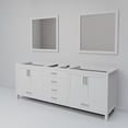 thumbnail image 5 of Jacques 80 in. W x 22 in. D White Double Bath Vanity and 30 in. Mirrors, 5 of 7