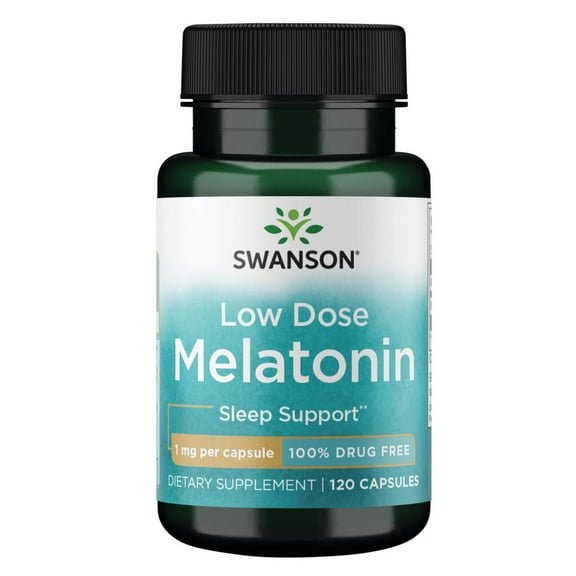 Swanson Melatonin 1 mg 120 Capsules