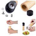 thumbnail image 4 of Coofit Pepper Grinder Manual Wooden Hand Pepper Mill Salt Grinder with Ceramic Rotor, 4 of 10
