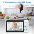 thumbnail image 4 of VTech VM5267-2 2 Camera 5” Digital Video Baby Monitor with Pan and Tilt and Night Light, White, 4 of 10