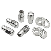 Cragar A-KN2121 Lug Nut, 1/2 RH, Center & Offset Washers, 5 Pack ...