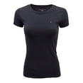 thumbnail image 1 of Camiseta Tommy Hilfiger New Line con cuello redondo para mujer, color negro, talla XL, 1 of 3