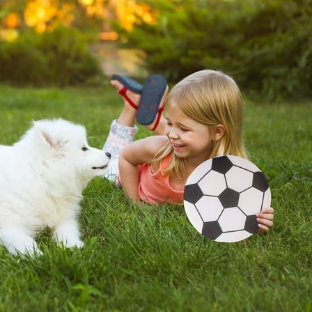 TABLZONE Assorted Color Fabric Flying Disc Toys for Kids, 3pcs Set with Unique Cartoon Patterns for Outdoor