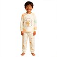 thumbnail image 5 of Baby Girl Pajamas 2 Piece Halloween Stylish Print Crew Neck Long Sleeve Top And Trousers Homewear Pjs for Girls Size 3-4 Years, 5 of 7