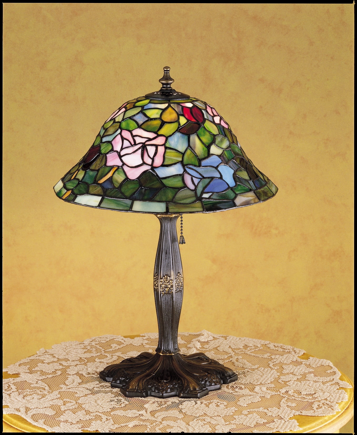 Meyda Tiffany 26321 Stained Glass / Tiffany Accent Table Lamp From The