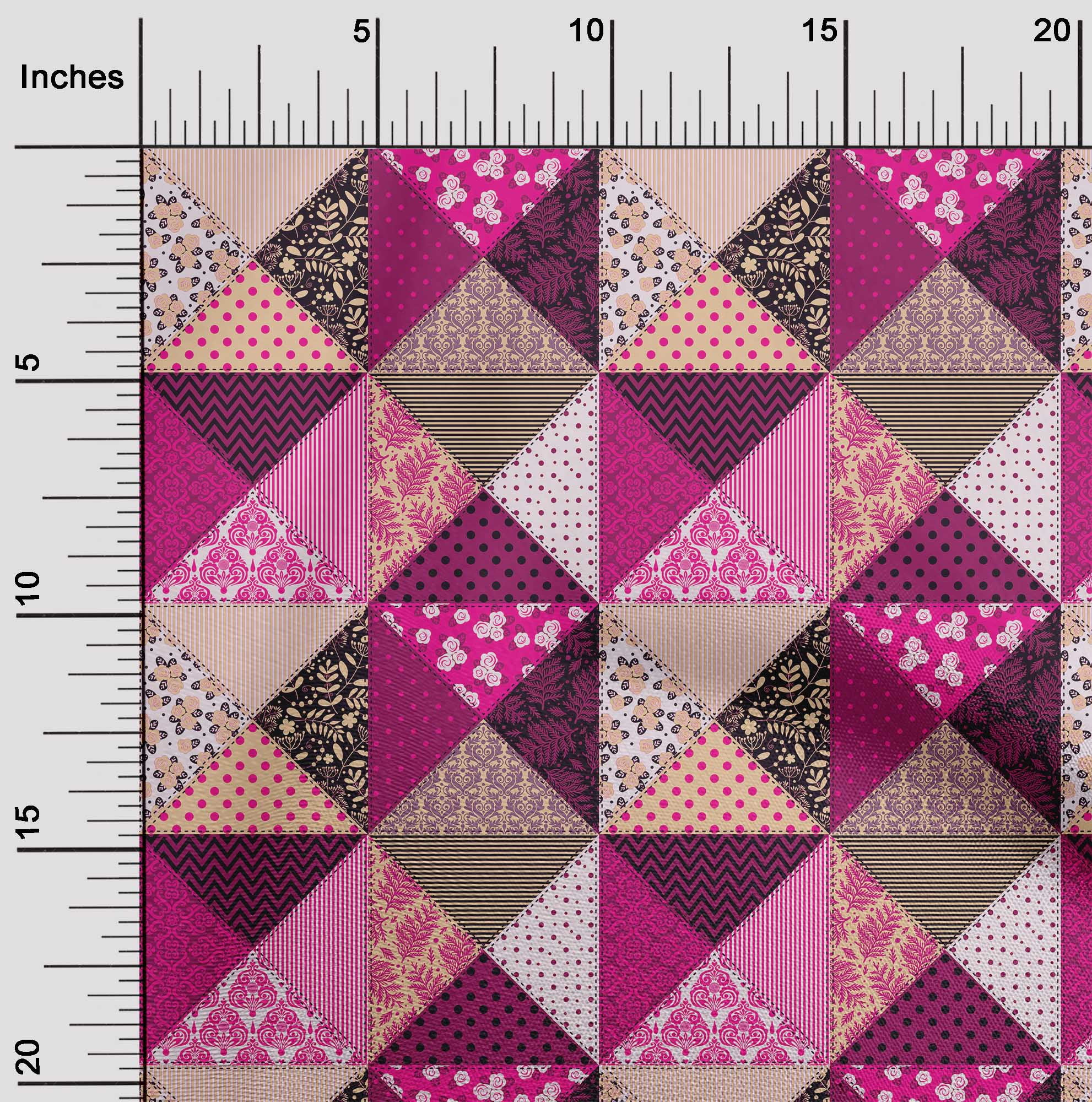 oneOone Cotton Jersey Light Brown Fabric Quilt Patchwork Fabric For Sewing Printed Craft Fabric By The Yard 58 Inch Wide