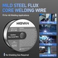 thumbnail image 4 of Cable de soldar MIGVAN E71T-GS .030 de diámetro sin gas, 1 kg, 4 of 9