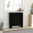 thumbnail image 1 of vidaXL MDF Radiator Cover Black 78 cm, 1 of 5