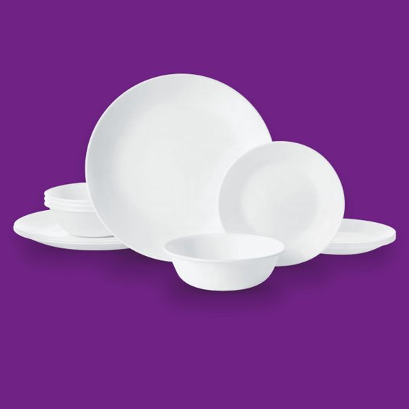 Corelle White Dinnerware