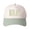 Bean green, variant on BRAT Letter Embroidered Color Block Trucker Hat Unisex Adjustable Cotton Breathable Fashion Cap for Travel Daily Wear