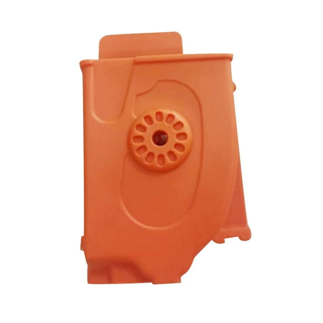 Tijeras de respuesta de emergencia, funda para tijeras, estuche de almacenamiento de herramientas, funda plegable para tijeras para senderismo, pesca Naranja