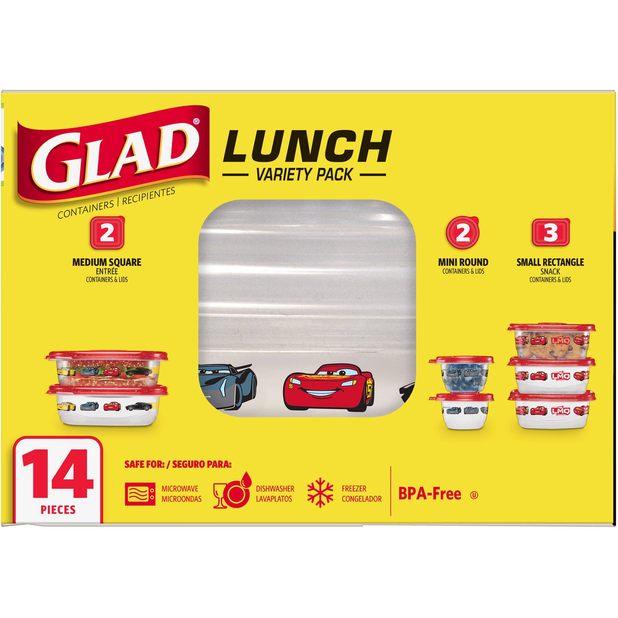Glad for Kids Sharks GladWare Medium Lunch Square Macao